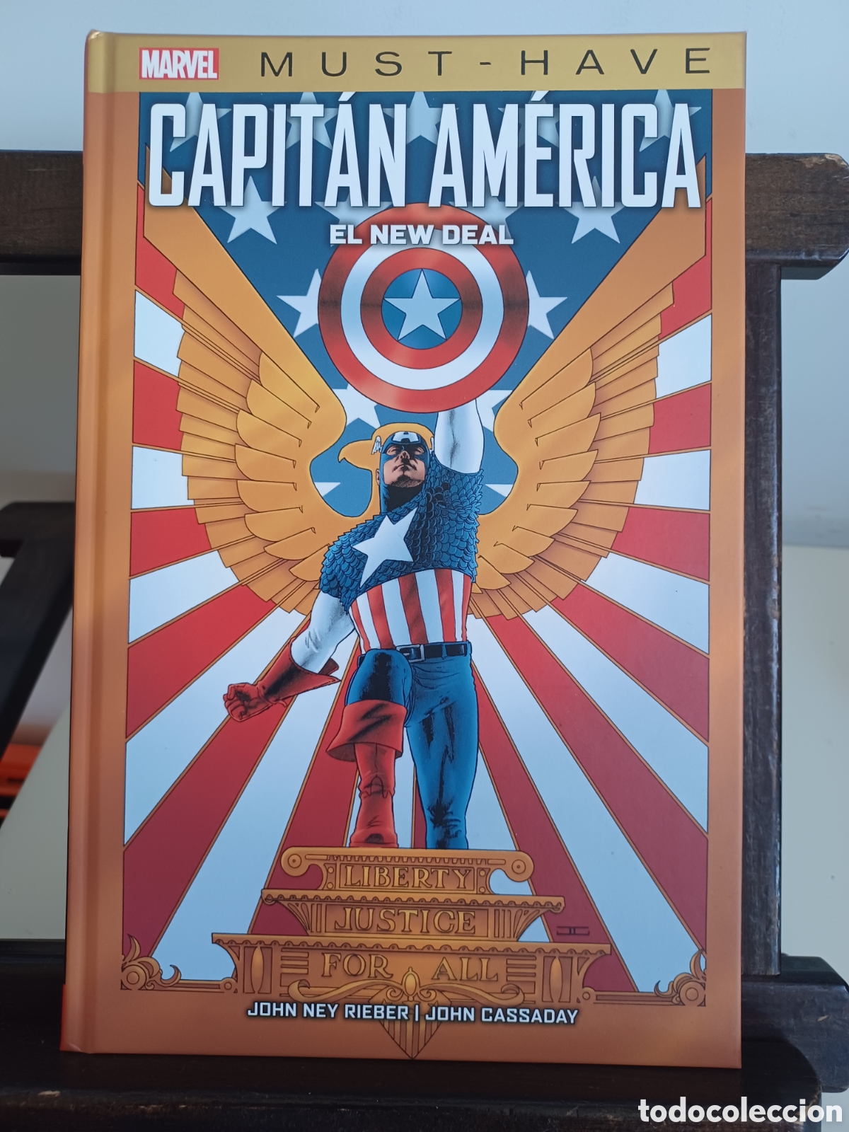 C&oacute;mics: Capit&aacute;n Am&eacute;rica. El New Deal/ Must-have/ Marvel Panini/ NUEVO A ESTRENAR
