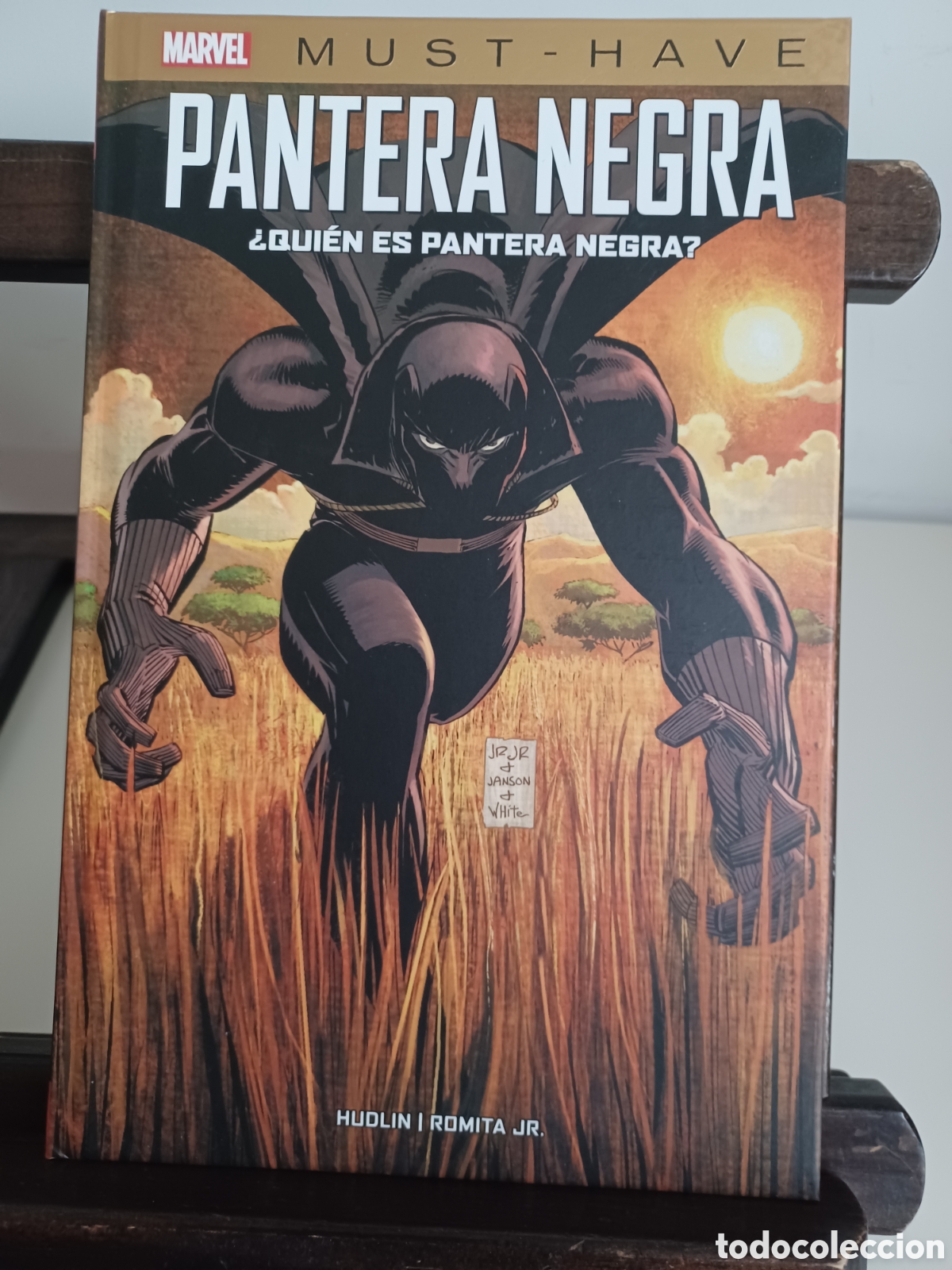 C&oacute;mics: Pantera Negra. &iquest;Qui&eacute;n es Pantera Negra?/ Must-have/ Marvel Panini/ NUEVO A ESTRENAR