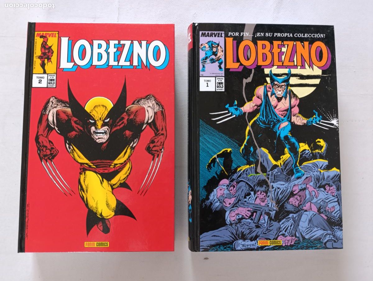 C&oacute;mics: LOBEZNO COMPLETA - TOMOS N&ordm; 1 Y 2 - OMNIGOLD - OMNI GOLD - MARVEL - PANINI - TAPA DURA (373)