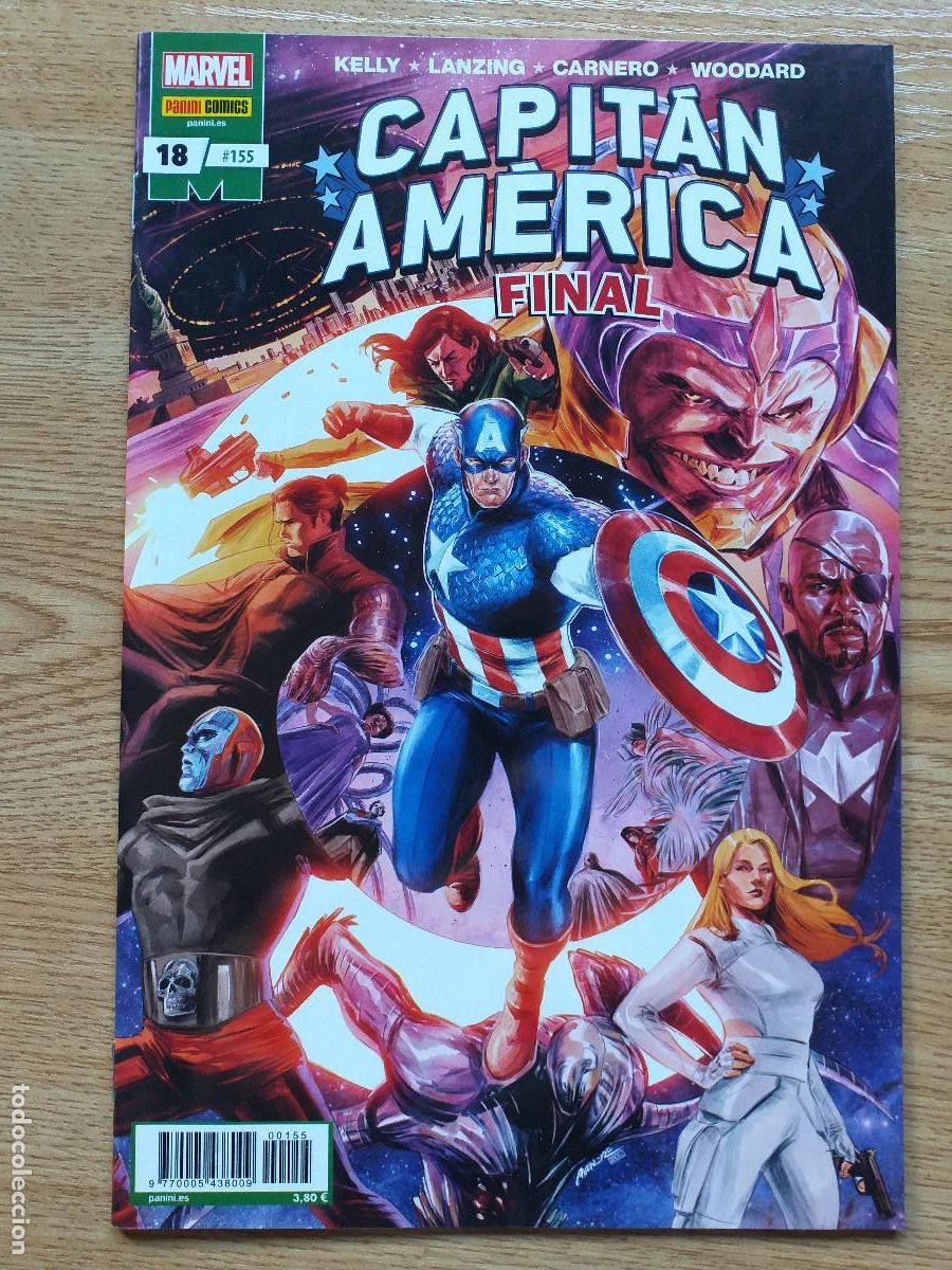C&oacute;mics: CAPIT&Aacute;N AM&Eacute;RICA - N&ordm; 155 - 18 Final - PANINI