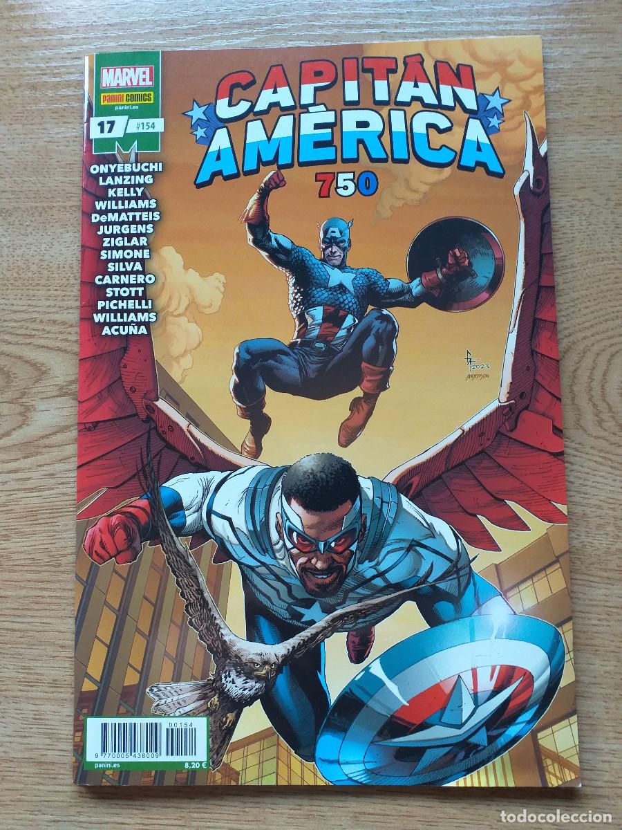 C&oacute;mics: CAPIT&Aacute;N AM&Eacute;RICA - N&ordm; 154 - 17 750 U.S.A. - PANINI