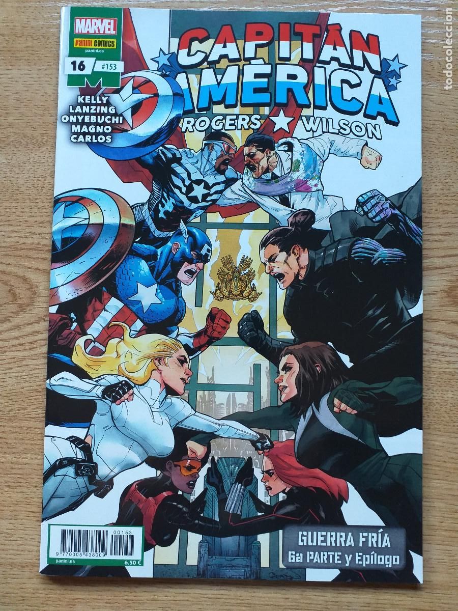 C&oacute;mics: ROGERS / WILSON CAPIT&Aacute;N AM&Eacute;RICA - N&ordm; 153 - 16 Guerra Fr&iacute;a 6&ordf; parte y Ep&iacute;logo - PANINI