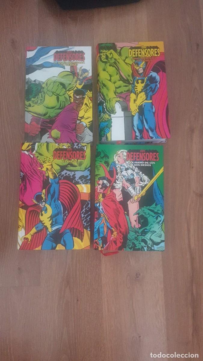 C&oacute;mics: MARVEL LIMITED EDITION LOTE DE 4 TOMOS. LOS DEFENSORES. PANINI.