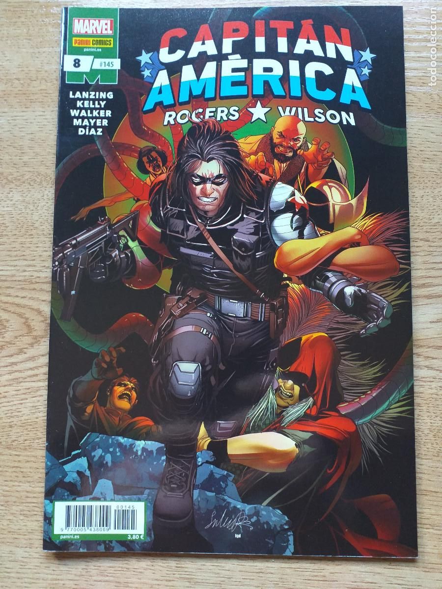 C&oacute;mics: ROGERS / WILSON CAPIT&Aacute;N AM&Eacute;RICA - N&ordm; 145 - Capit&aacute;n Am&eacute;rica y el Soldado de Invierno - PANINI