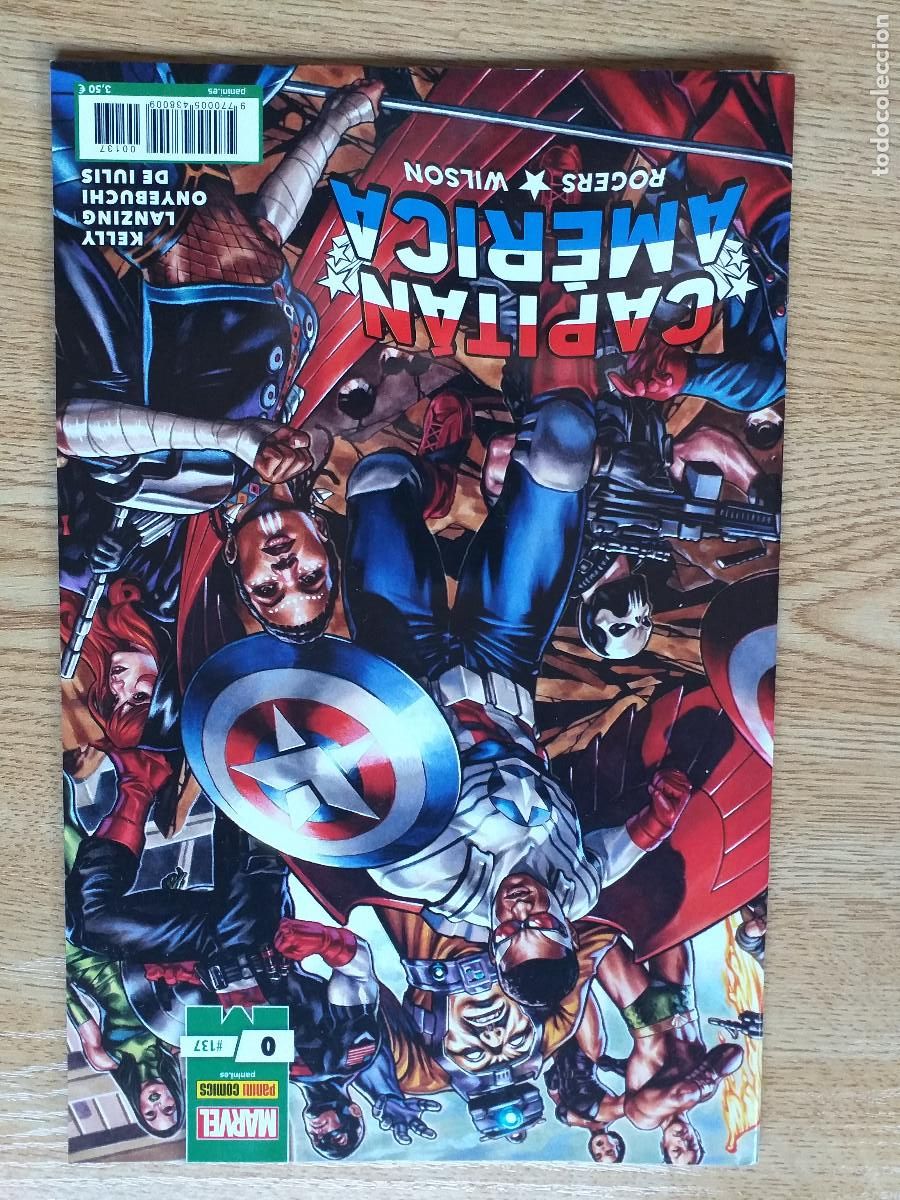 C&oacute;mics: ROGERS / WILSON CAPIT&Aacute;N AM&Eacute;RICA - N&ordm; 138 - 0 Prueba de futuro - PANINI