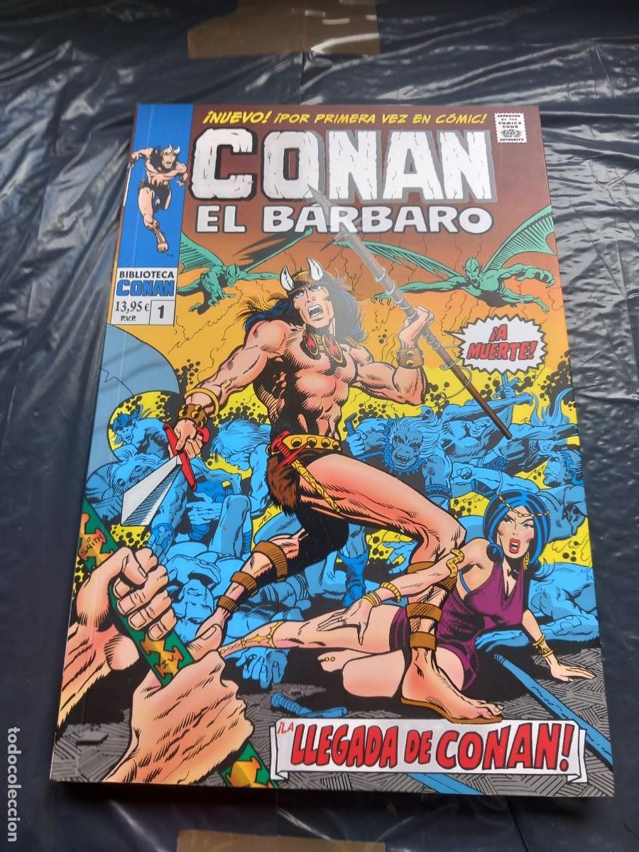 C&oacute;mics: BIBLIOTECA CONAN EL BARBARO 6 NUMEROS DEL 1 AL 6 PANINI - Foto 2