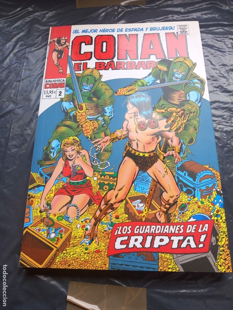 C&oacute;mics: BIBLIOTECA CONAN EL BARBARO 6 NUMEROS DEL 1 AL 6 PANINI - Foto 3
