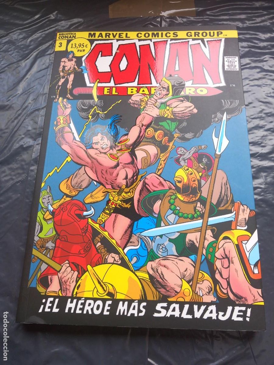 C&oacute;mics: BIBLIOTECA CONAN EL BARBARO 6 NUMEROS DEL 1 AL 6 PANINI - Foto 4
