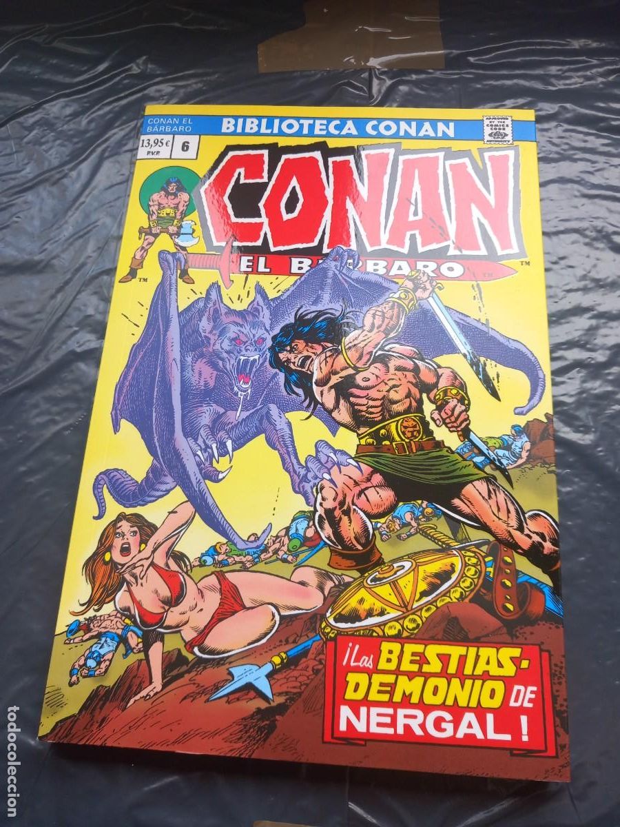 C&oacute;mics: BIBLIOTECA CONAN EL BARBARO 6 NUMEROS DEL 1 AL 6 PANINI - Foto 7