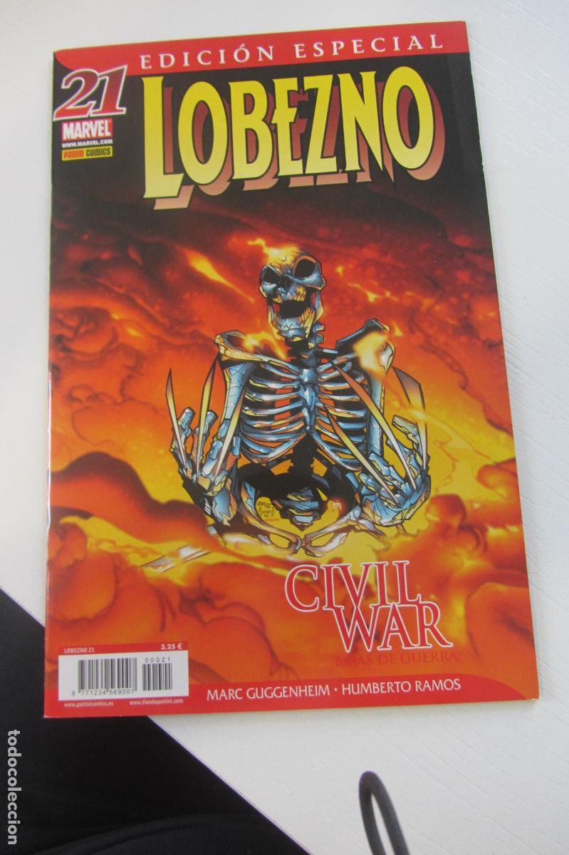 C&oacute;mics: LOBEZNO VOL.4 N&ordm; 21 - CIVIL WAR - (EDICI&Oacute;N ESPECIAL) - PANINI arx231