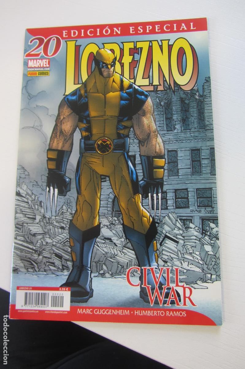 C&oacute;mics: LOBEZNO VOL.4 N&ordm; 20 - CIVIL WAR - (EDICI&Oacute;N ESPECIAL) - PANINI arx231