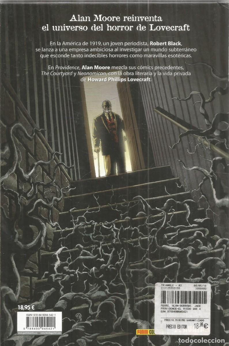 C&oacute;mics: ALAN MOORE. PROVIDENCE. TOMO 1. EL MIEDO QUE ACECHA. PANINI COMICS - Foto 2