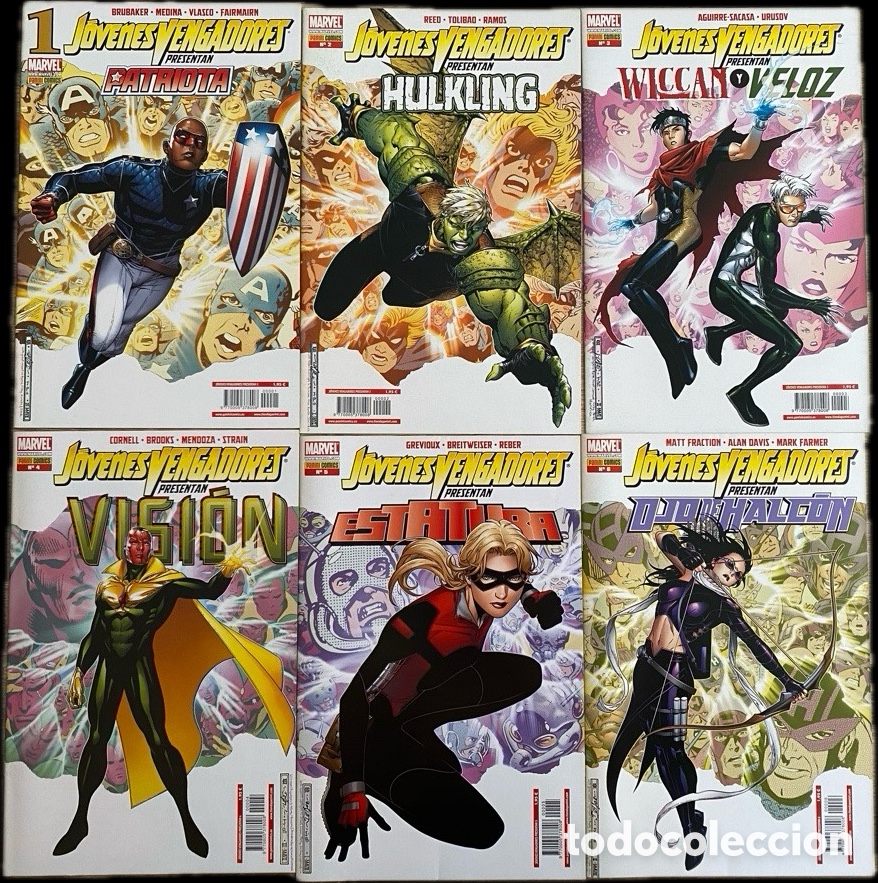 C&oacute;mics: J&oacute;venes Vengadores Presentan COMPLETA 1-6 Panini Marvel &ndash; Wiccan Hulkling Young Avengers