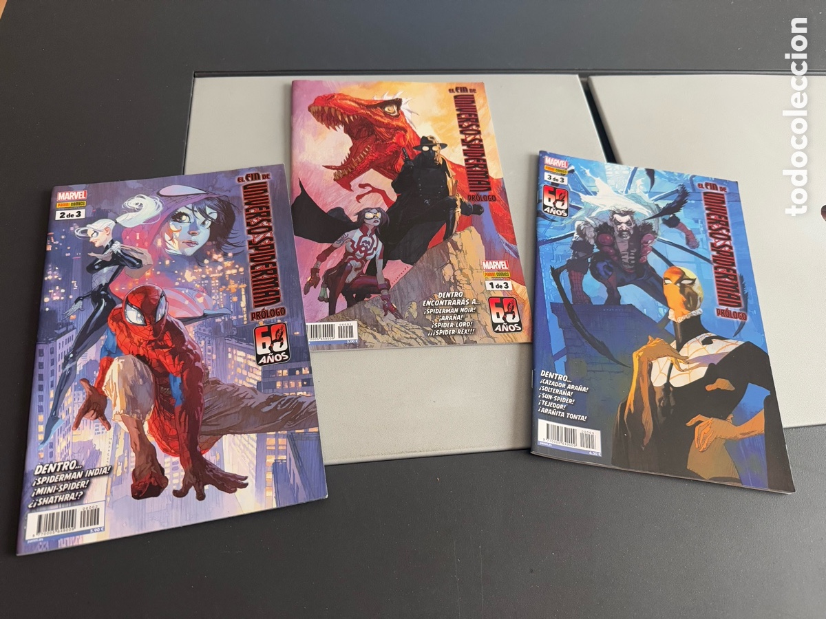 C&oacute;mics: EL FIN DEL UNIVERSO SPIDERMAN. 3 N&uacute;meros. Completa - Foto 1