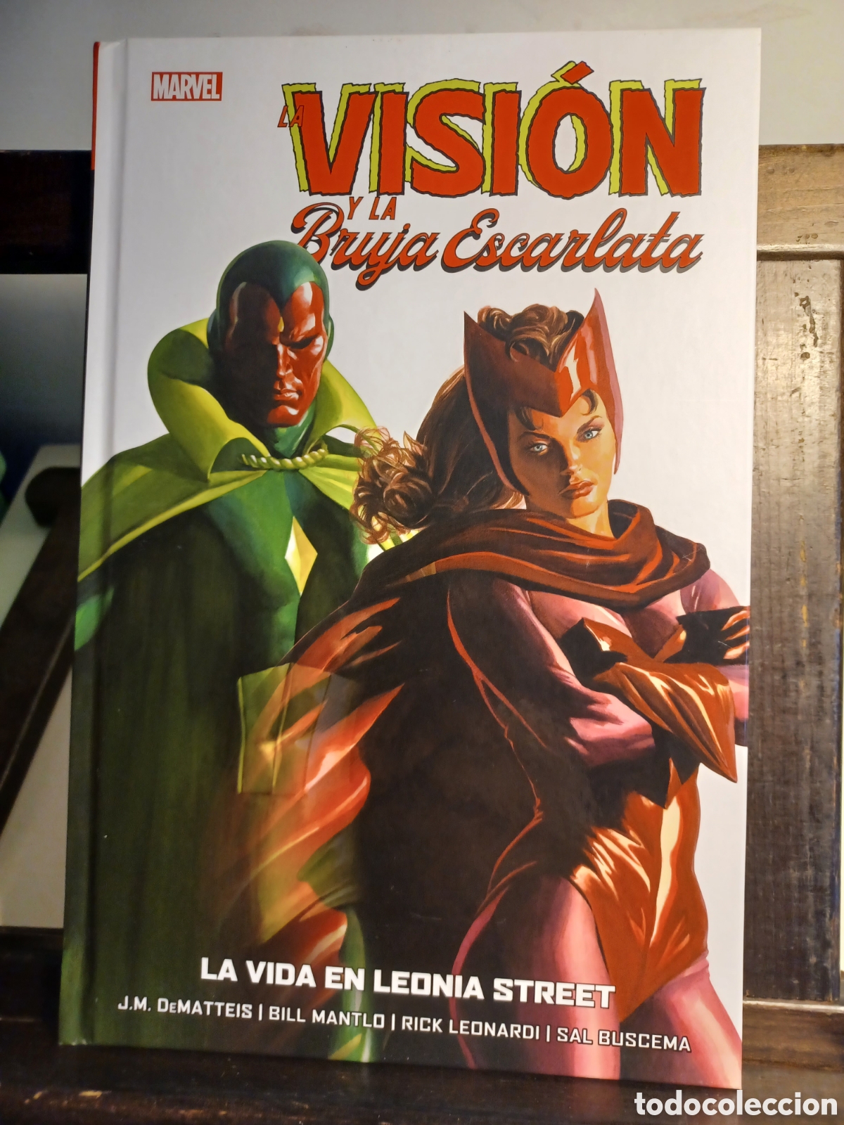 C&oacute;mics: La Visi&oacute;n y la Bruja Escarlata. La vida en Leonia Street/ 100% Marvel HC/ Panini/ NUEVO A ESTRENAR