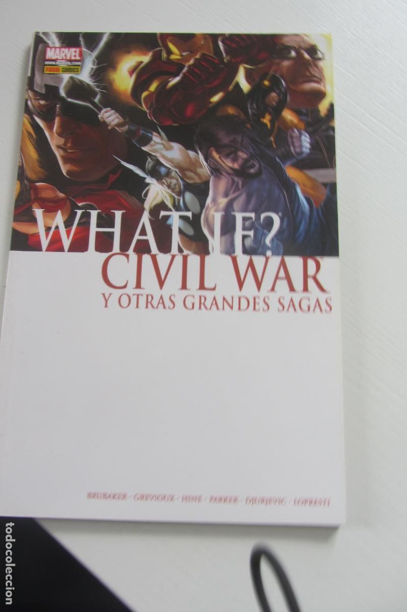 C&oacute;mics: WHAT IF: CIVIL WAR Y OTRAS GRANDES SAGAS - TOMO - PANINI arx234