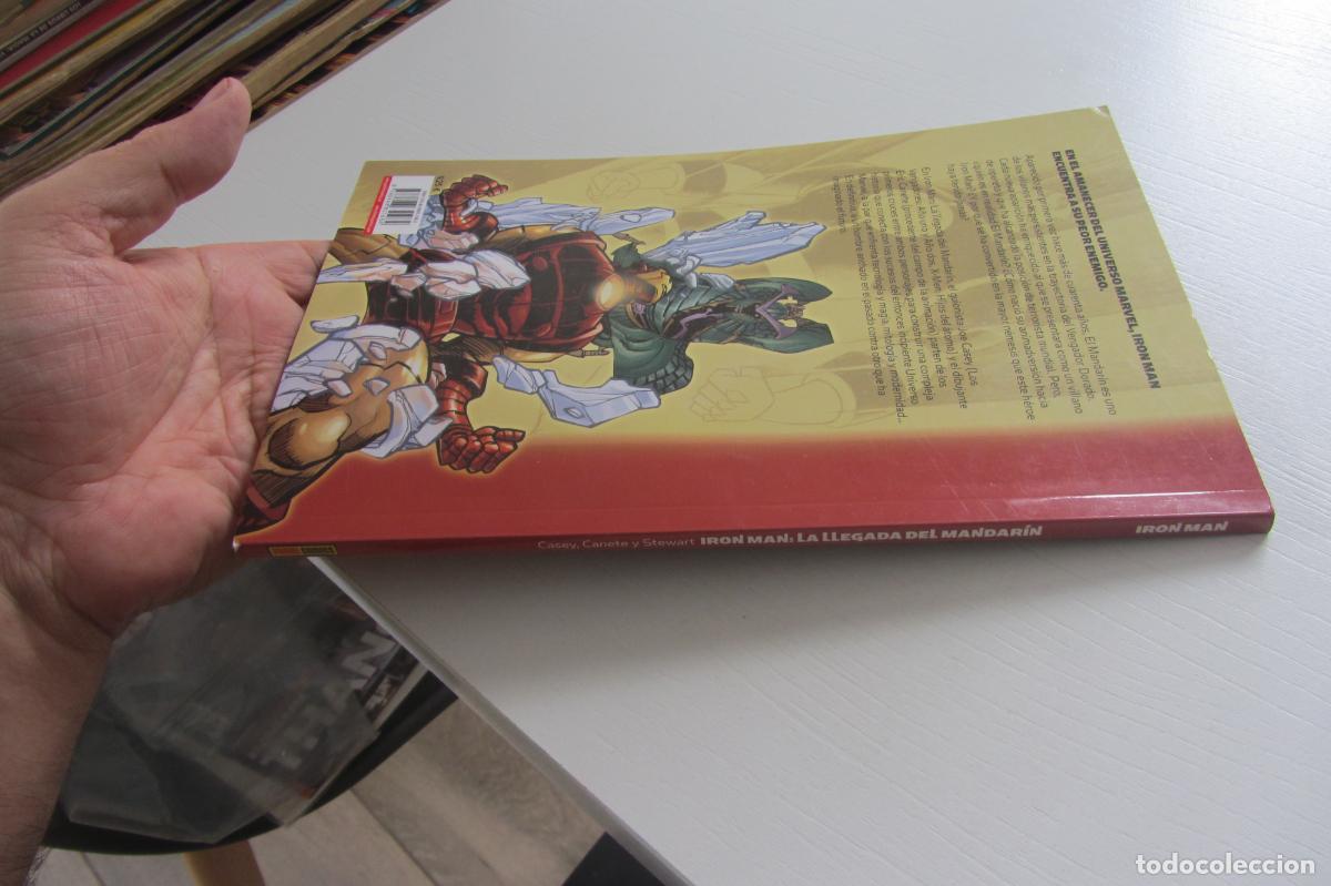 C&oacute;mics: H&Eacute;ROES MARVEL: IRON MAN - LA LLEGADA DEL MANDAR&Iacute;N - TOMO - PANINI arx331 - Foto 2