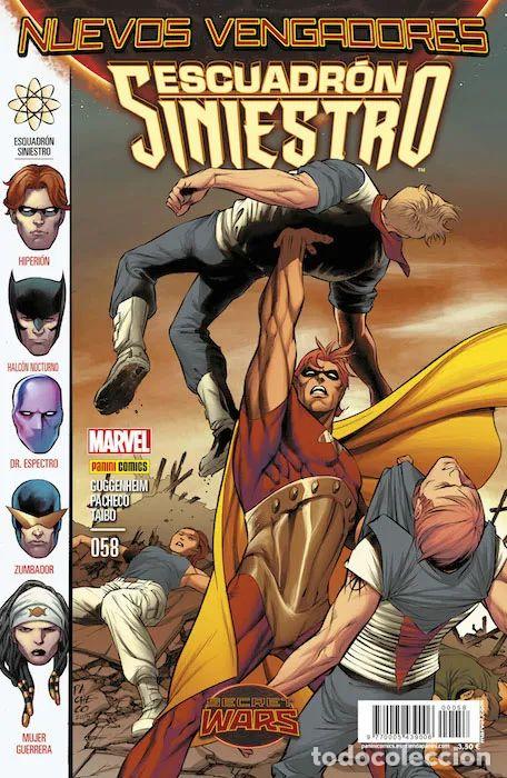 C&oacute;mics: Nuevos Vengadores V.2. n&ordm;58 (Escuadr&oacute;n Siniestro) - Secret Wars ( dificil) -ver descripci&oacute;n-