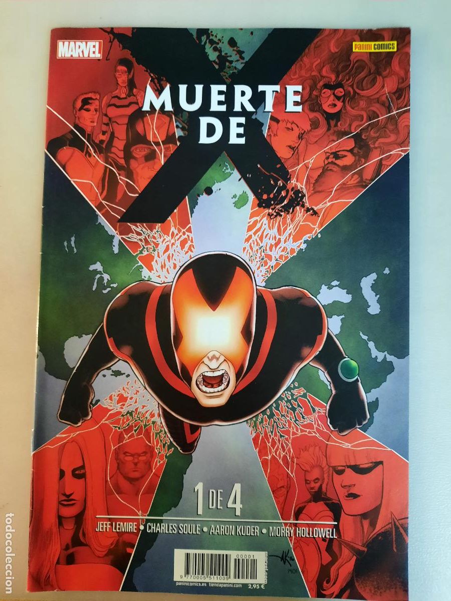 C&oacute;mics: MUERTE DE X N&ordm; 1 DE 4 - ED. PANINI - Foto 1
