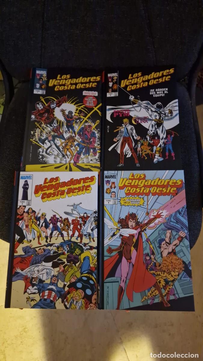 C&oacute;mics: MARVEL LIMITED EDITION - VENGADORES COSTA OESTE (LOTE 4 PRIMEROS TOMOS) - PANINI