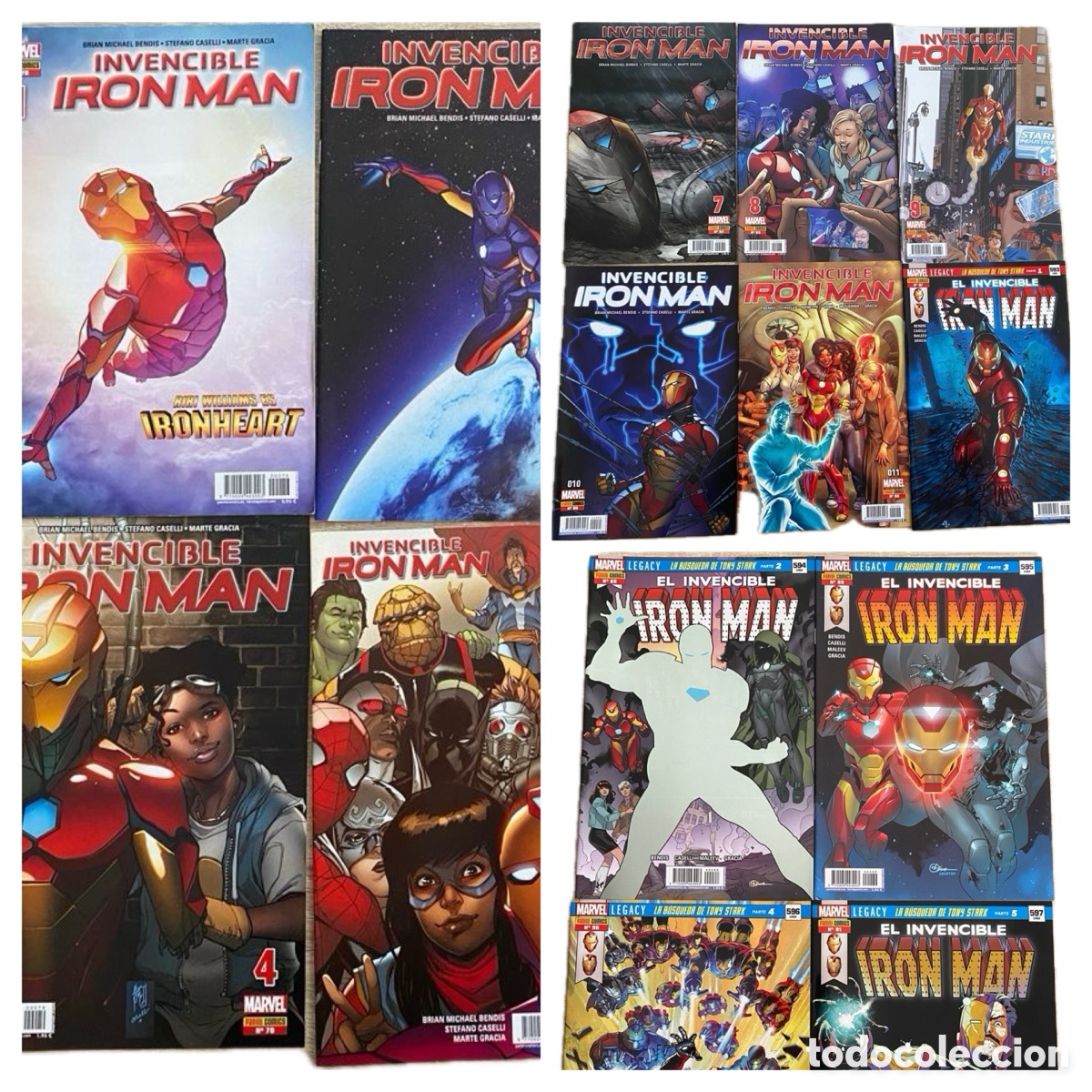 Fumetti: Iron Man Vol. 2 (Invencible Iron Man) 76&ndash;91 &ndash; Etapa Bendis / Marvel Legacy Panini Marvel