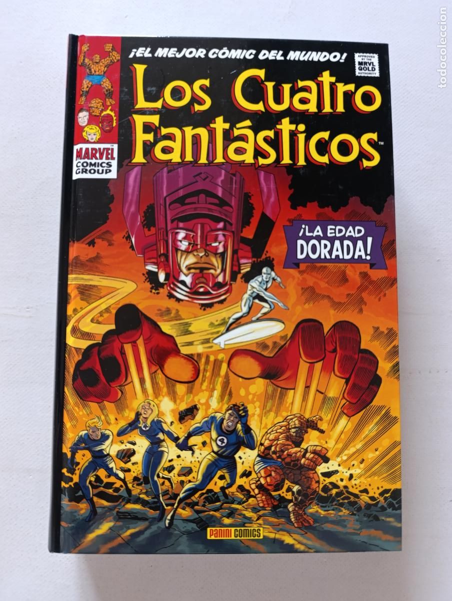 C&oacute;mics: LOS CUATRO FANTASTICOS - LA EDAD DORADA - MARVEL GOLD - OMNIGOLD - PANINI - TAPA DURA (370w)