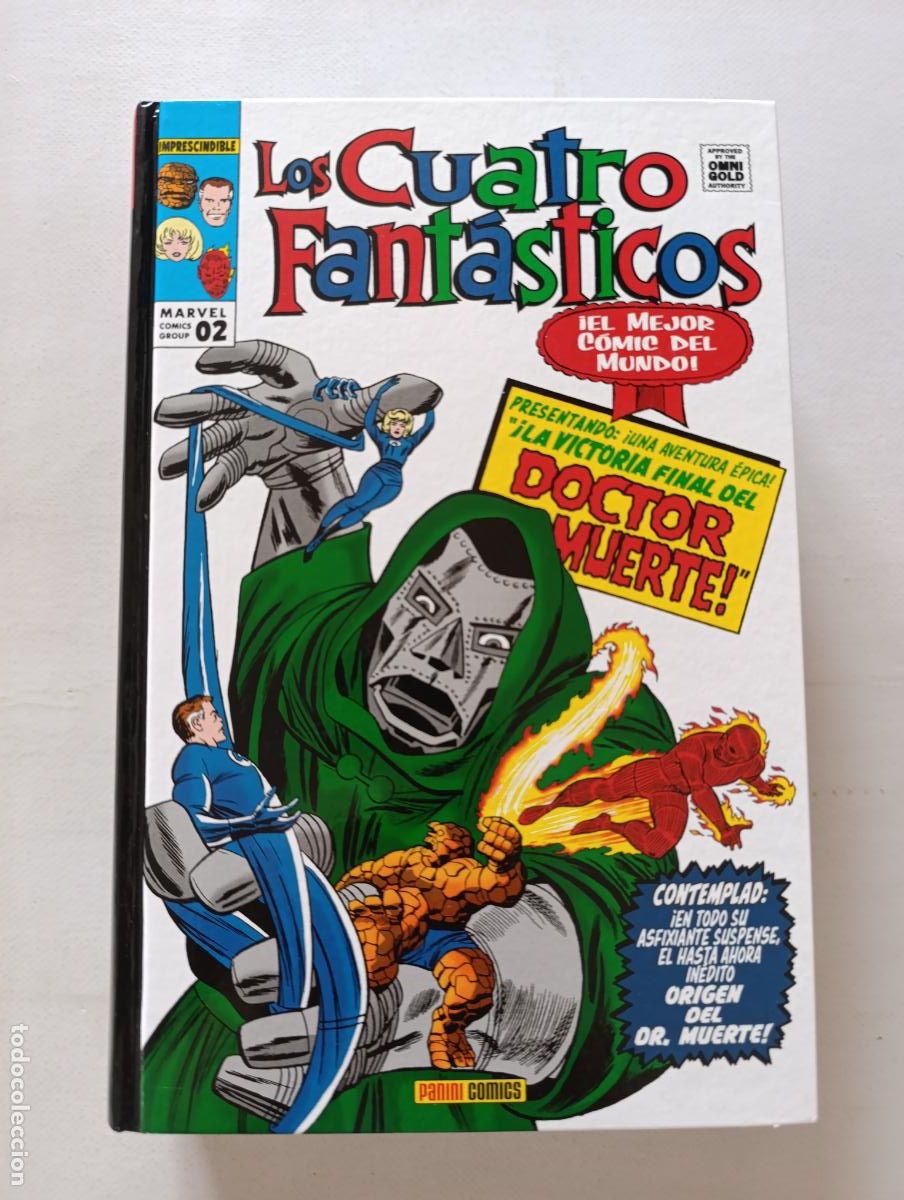 C&oacute;mics: LOS CUATRO FANTASTICOS N&ordm; 2 - LA BATALLA DEL EDIFICIO BAXTER - OMNIGOLD OMNI GOLD - PANINI (355)