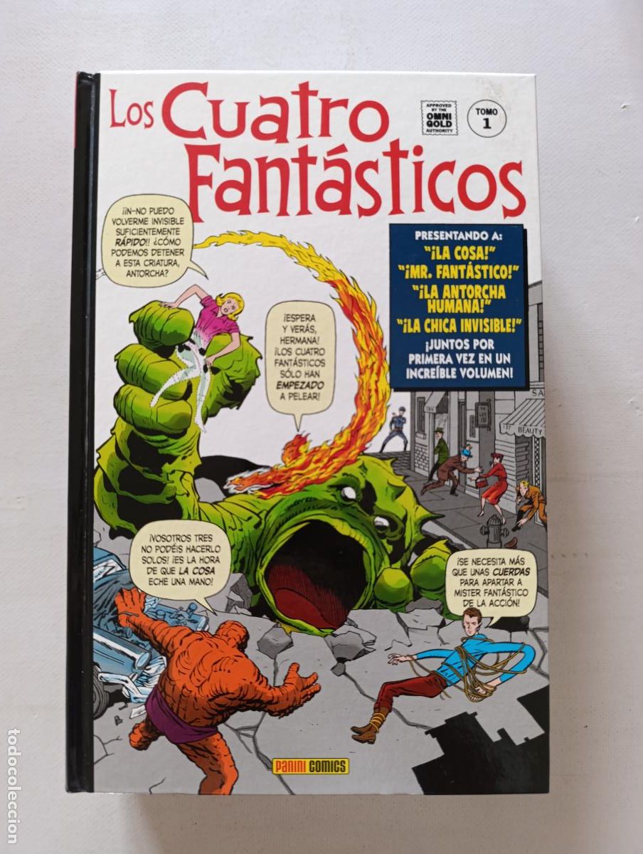 C&oacute;mics: LOS CUATRO FANTASTICOS TOMO 1 - GENESIS - STAN LEE, JACK KIRBY - MARVEL OMNIGOLD - PANINI (357w)
