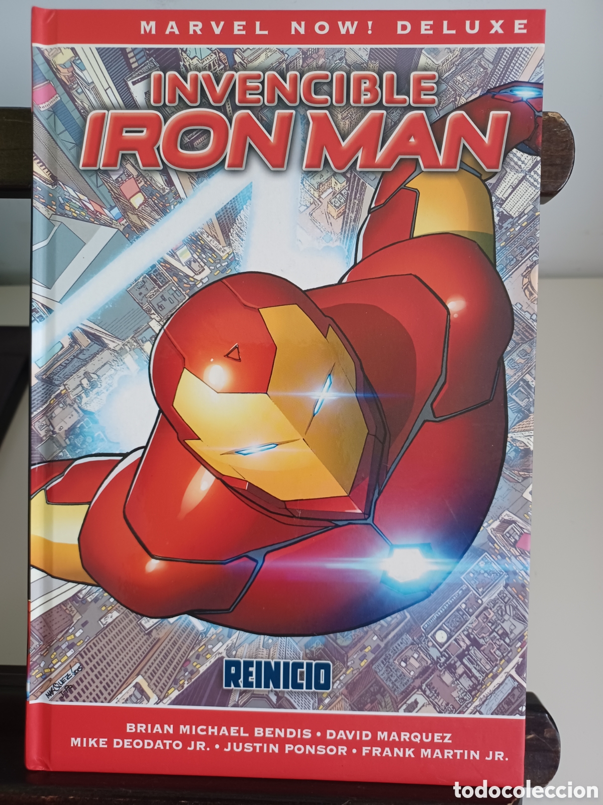 C&oacute;mics: Invencible Iron Man 1 Reinicio/ Marvel Now Deluxe/ Panini/ NUEVO A ESTRENAR
