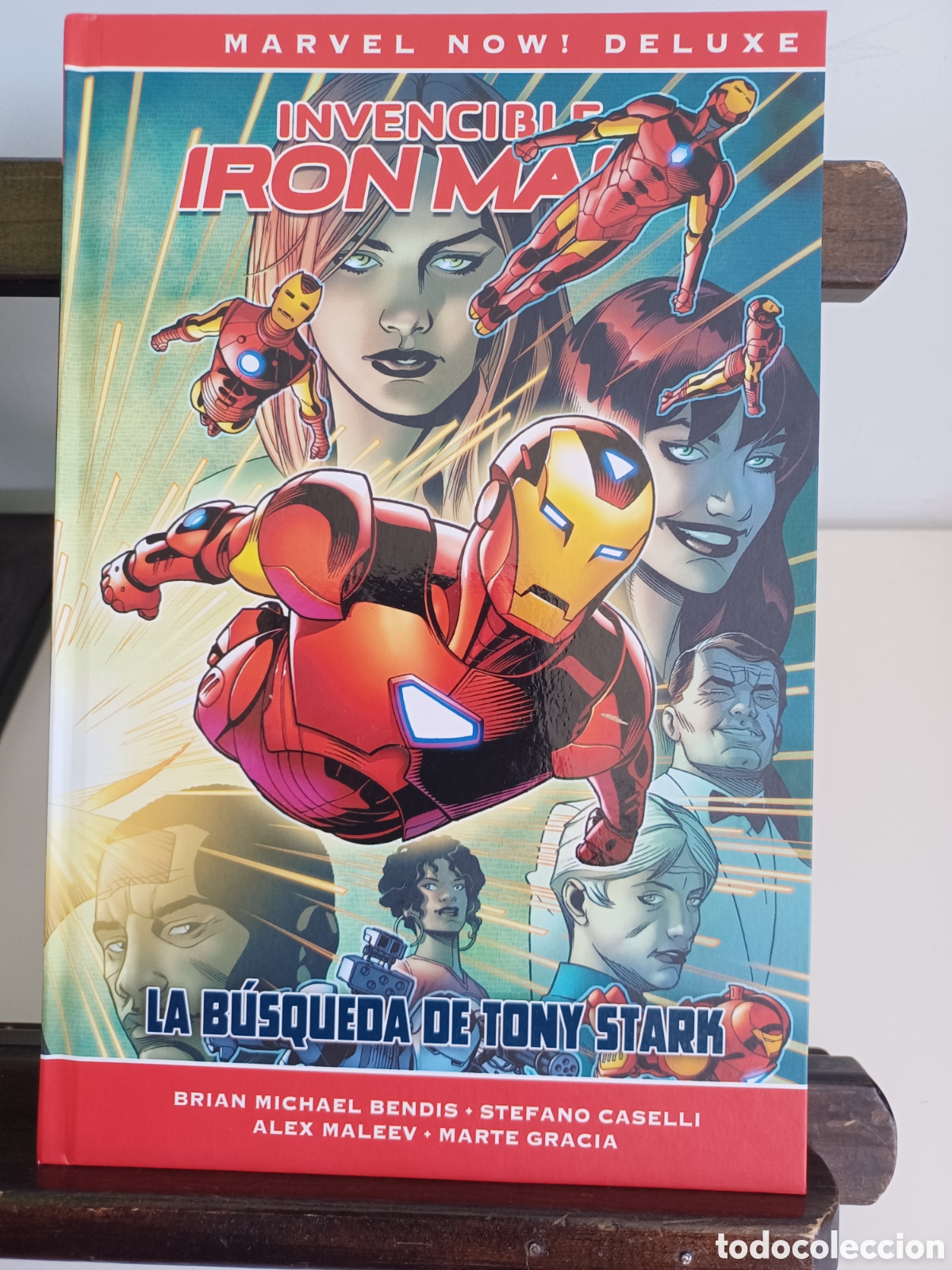 C&oacute;mics: Invencible Iron Man. La b&uacute;squeda de Tony Stark/ Marvel Now Deluxe/ Panini/ NUEVO A ESTRENAR
