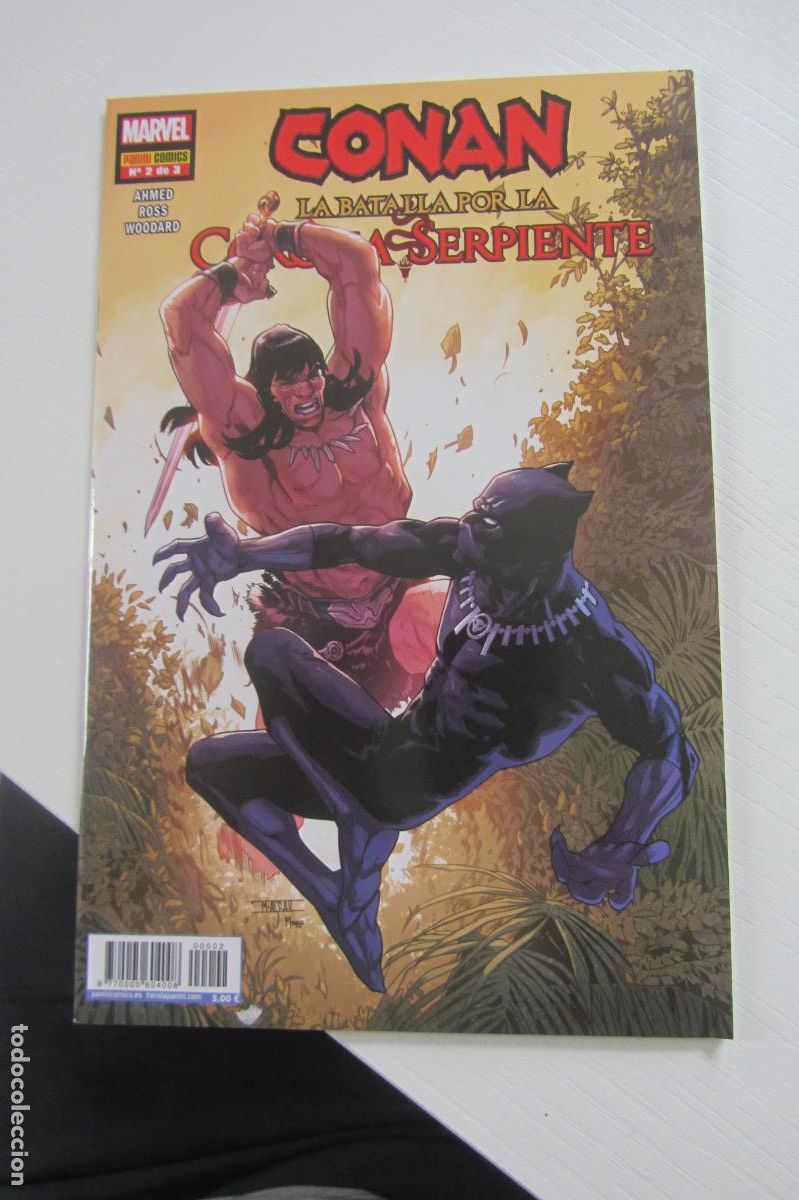 C&oacute;mics: CONAN LA GUERRA DE LA SERPIENTE 3 DE 3 MARVEL PANINI arx316
