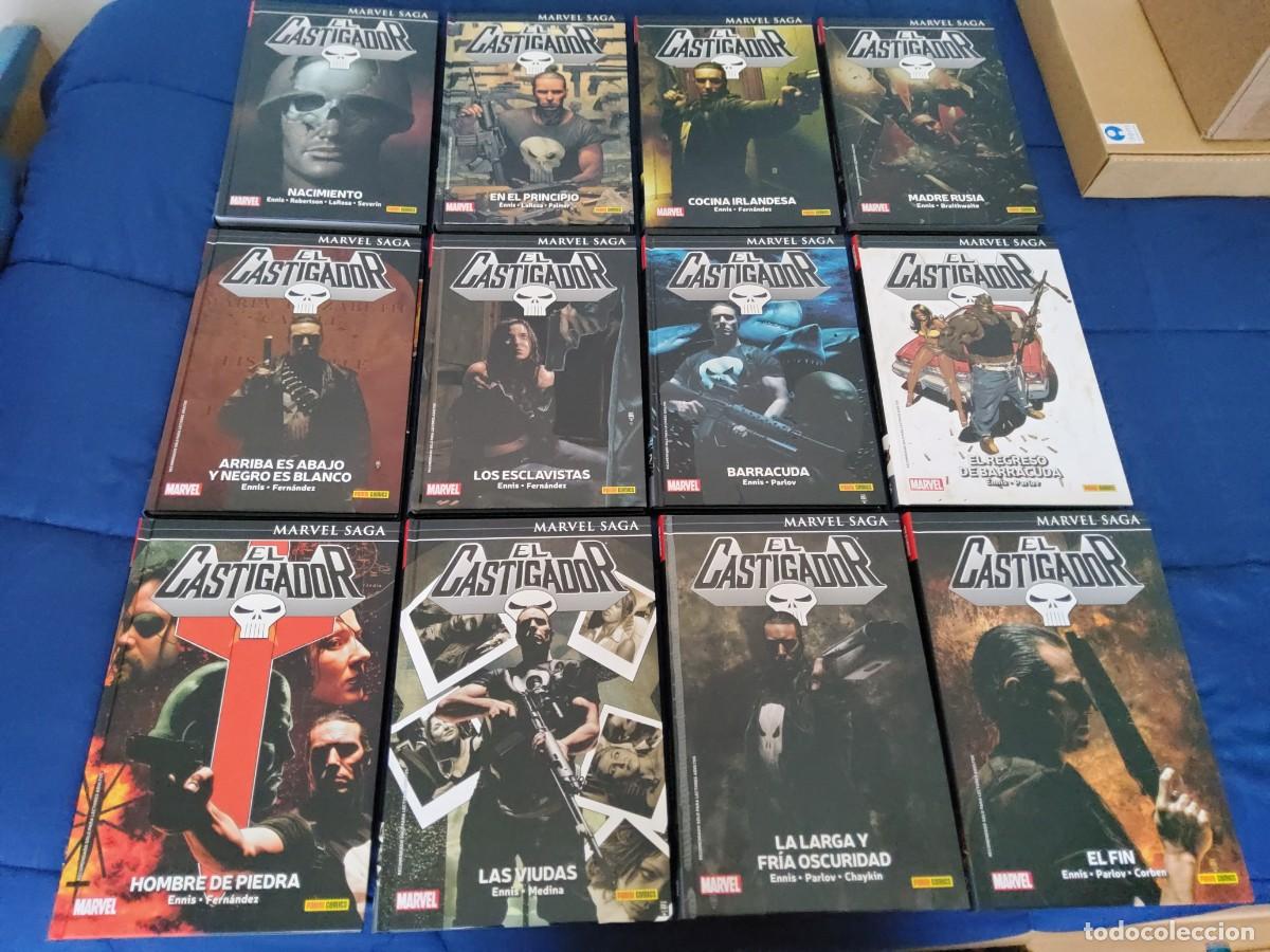 C&oacute;mics: El castigador 1 2 3 4 5 6 7 8 9 10 11 12 (colecci&oacute;n completa) (Marvel saga) - Panini / Marvel
