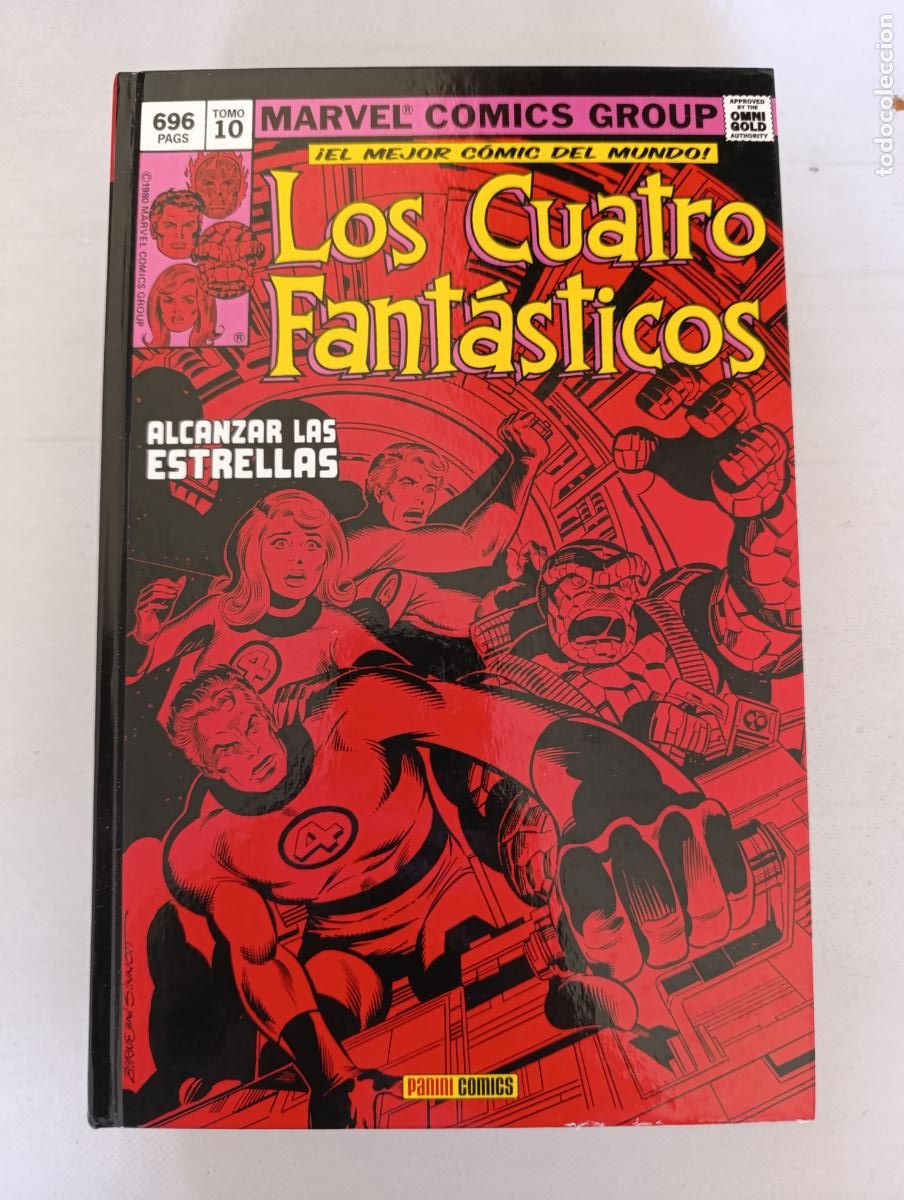 C&oacute;mics: LOS CUATRO FANTASTICOS TOMO 10: ALCANZAR LAS ESTRELLAS - MARVEL OMNIGOLD - PANINI - TAPA DURA (321)