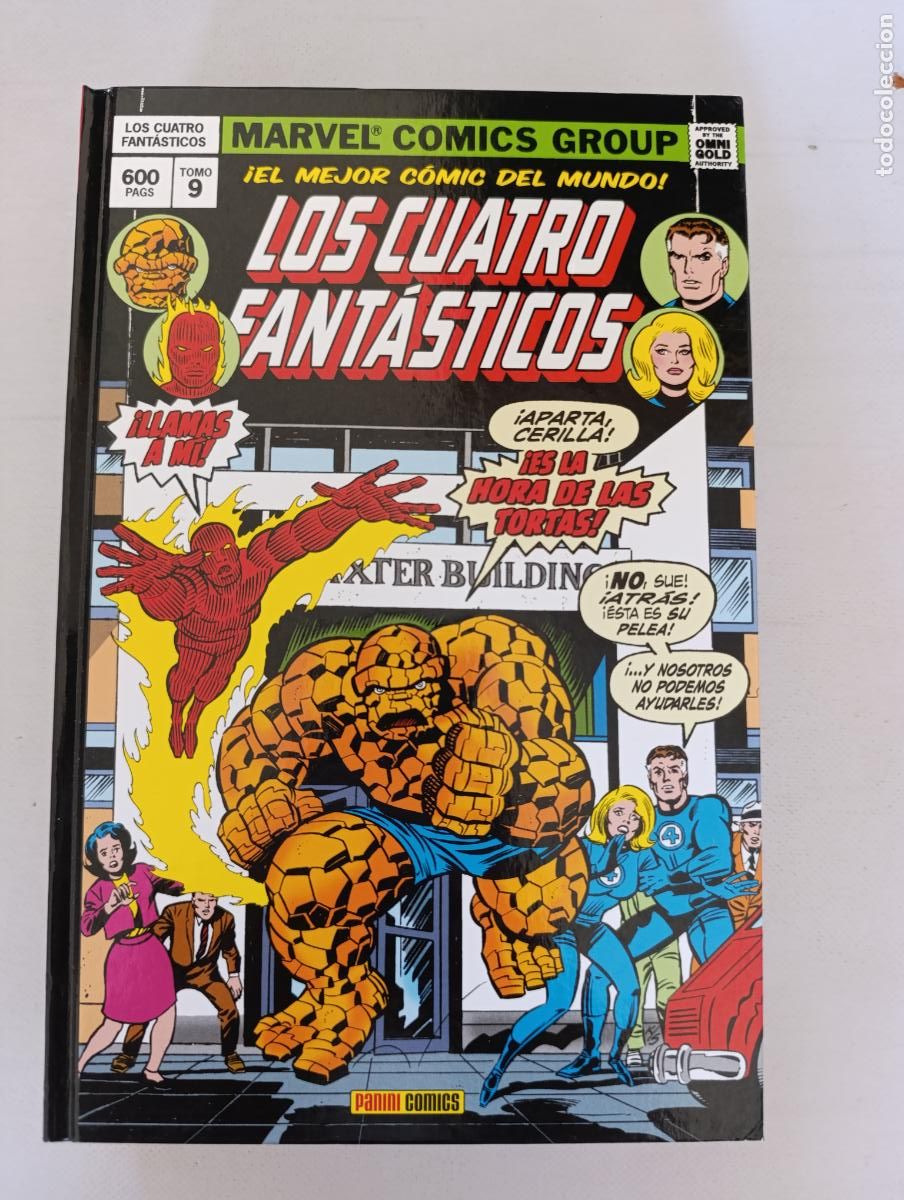 C&oacute;mics: LOS CUATRO FANTASTICOS TOMO 9: CUANDO LOS TITANES CHOCAN - MARVEL OMNIGOLD, PANINI - TAPA DURA (IK1)