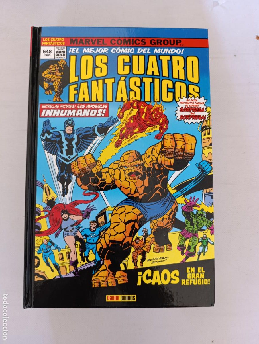 C&oacute;mics: LOS CUATRO FANTASTICOS: CAOS EN EL GRAN REFUGIO - MARVEL OMNIGOLD - PANINI - TAPA DURA (HXw)