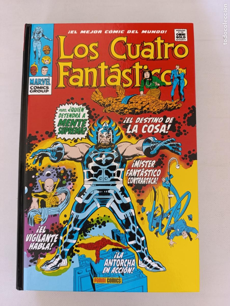 C&oacute;mics: LOS CUATRO FANTASTICOS: PERO, &iquest;QUIEN DETENDRA A MENTE SUPREMA - MARVEL OMNIGOLD, PANINI (HGw)