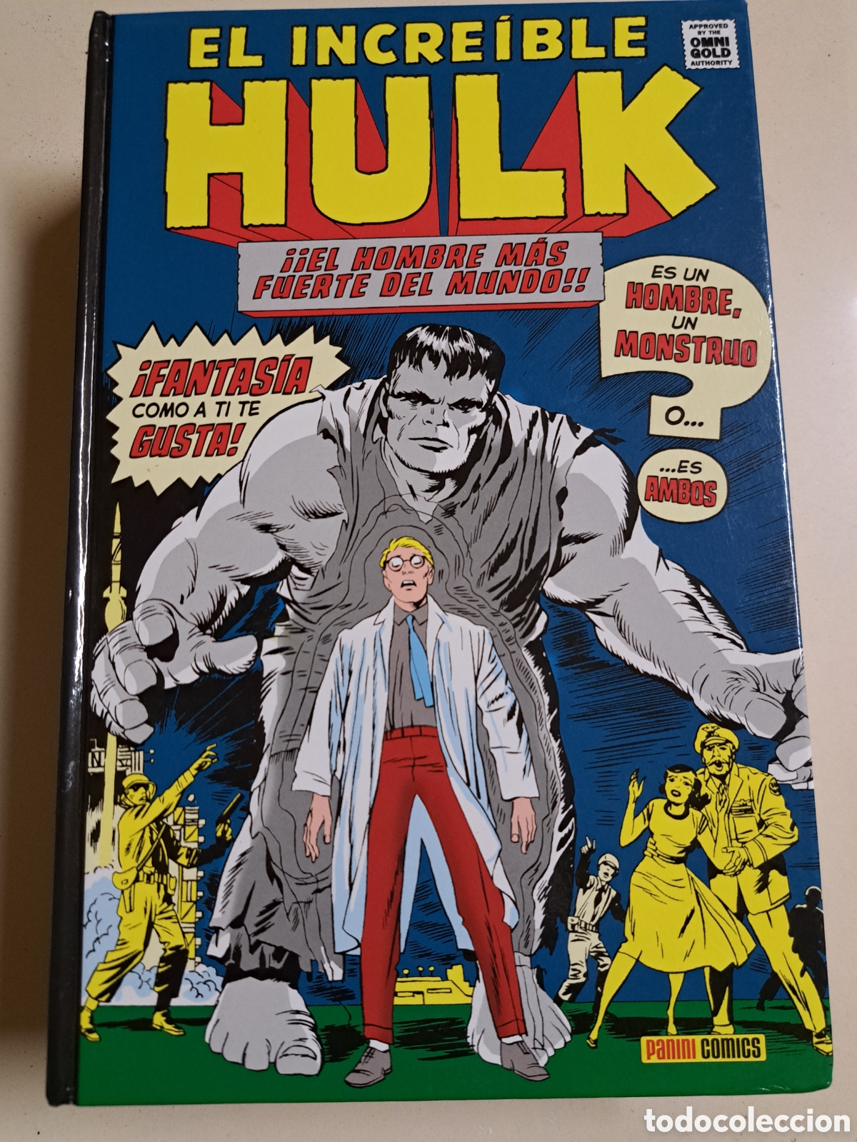 C&oacute;mics: Marvel omnigold hulk 1 la masa descatalogado como nuevo dif&iacute;cil