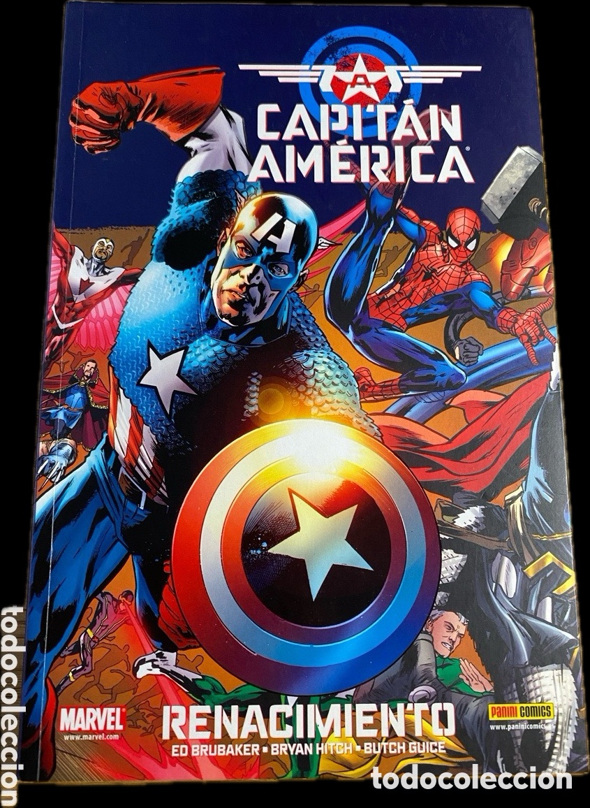 C&oacute;mics: CAPIT&Aacute;N AM&Eacute;RICA: RENACIMIENTO 100% MARVEL PANINI BRUBAKER IMPECABLE - Foto 1