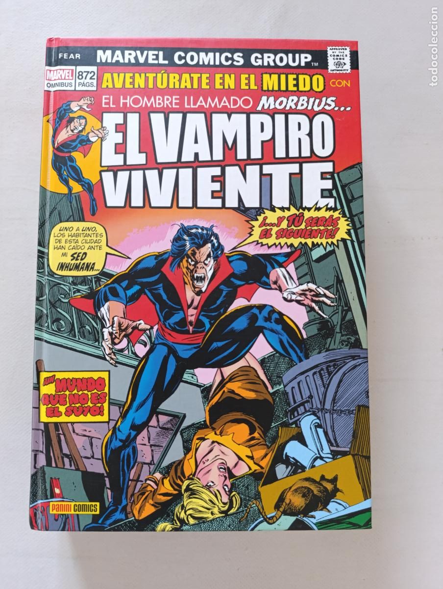 C&oacute;mics: MORBIUS... EL VAMPIRO VIVIENTE - OMNIBUS - MARVEL - PANINI - TAPA DURA (CCw)