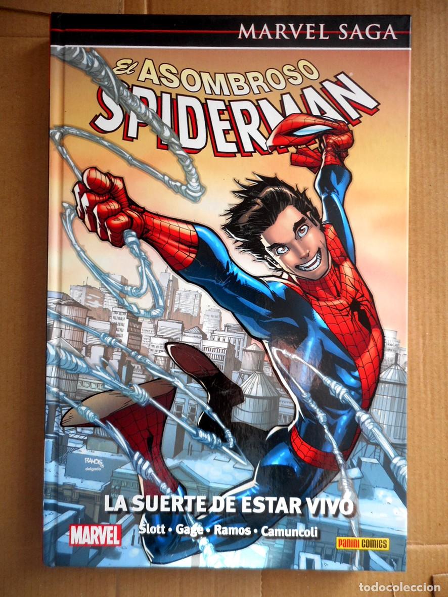C&oacute;mics: EL ASOMBROSO SPIDERMAN N&ordm;46 LA SUERTE DE ESTAR VIVO (PANINI -2020) DAN SLOTT - HUMBERTO RAMOS