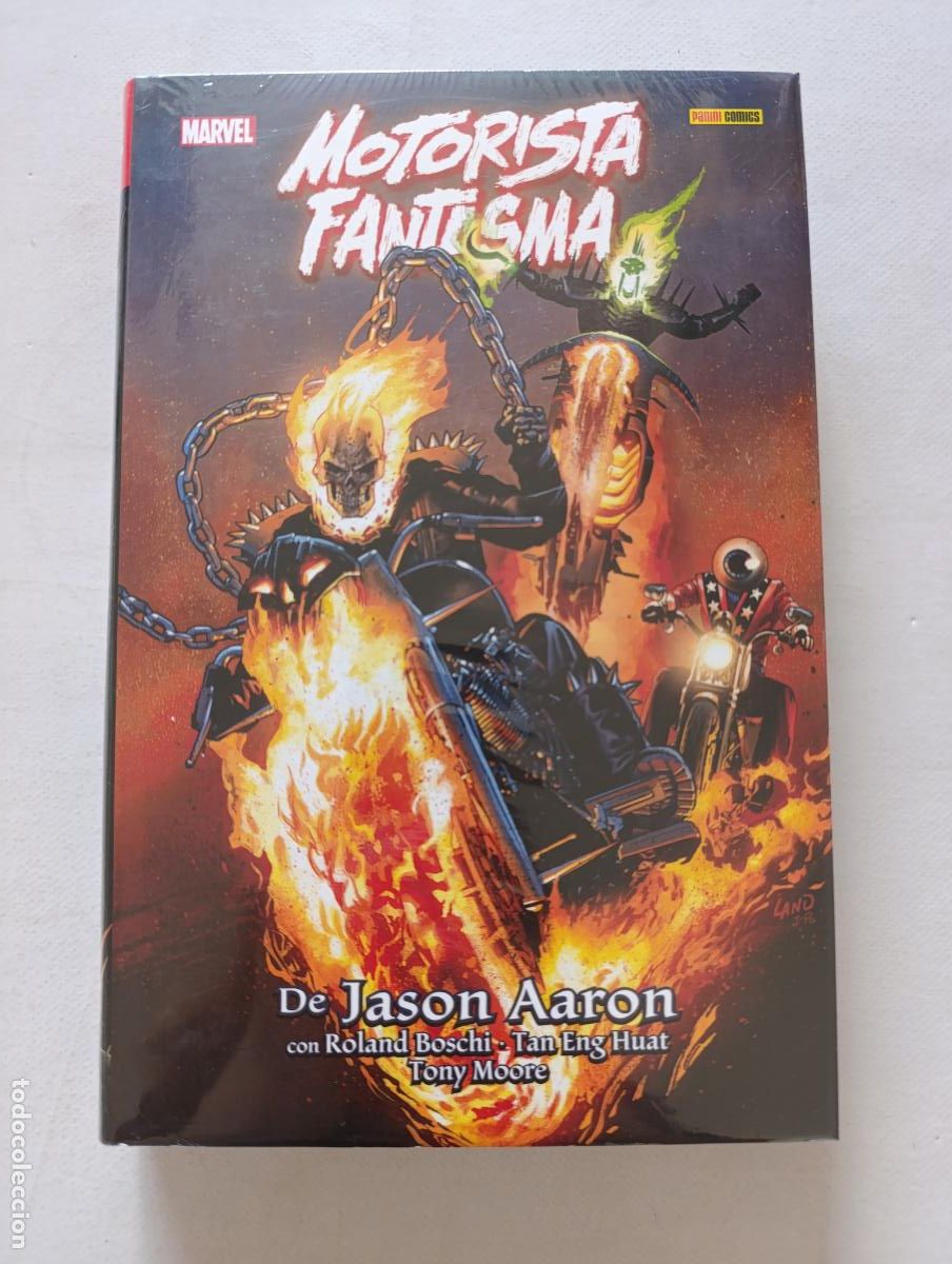 C&oacute;mics: MOTORISTA FANTASMA - DE JASON AARON - MARVEL - PANINI - TAPA DURA - NUEVO, PRECINTADO (373w)