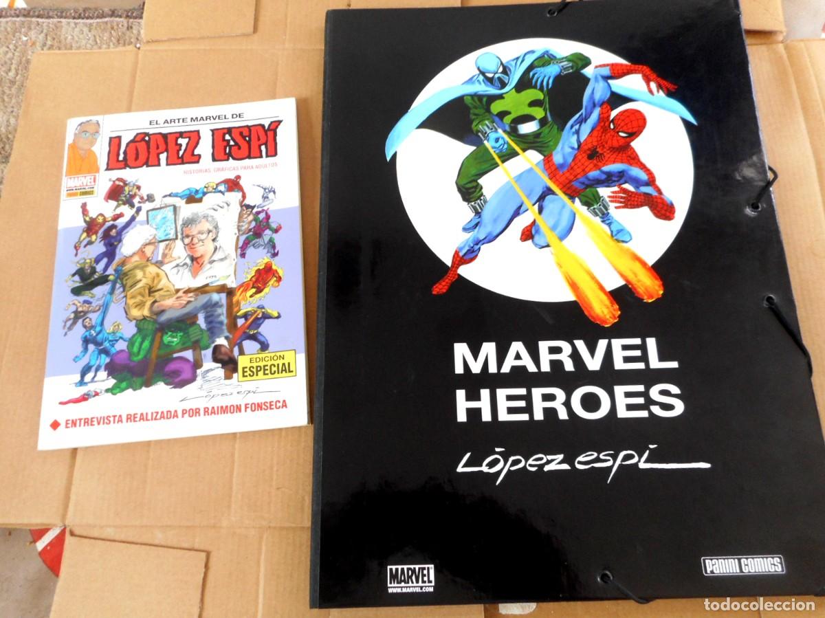 C&oacute;mics: CARPETA MARVEL HEROES L&Oacute;PEZ ESP&Iacute; (PANINI-2006) -EDICI&Oacute;N COLECCIONISTAS-