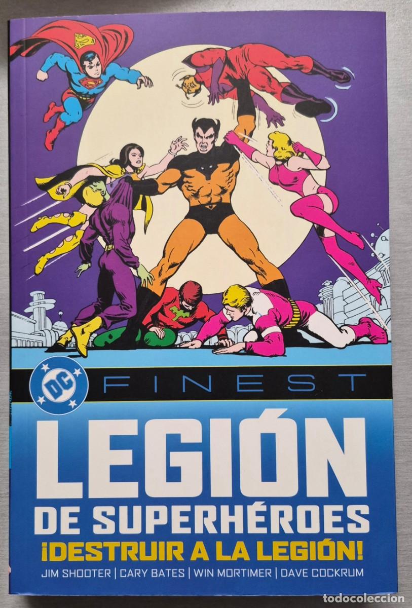C&oacute;mics: DC FINEST LEGION DE SUPERHEORES : DESTRUIR A LA LEGION / JIM SHOOTER / DC- PANINI