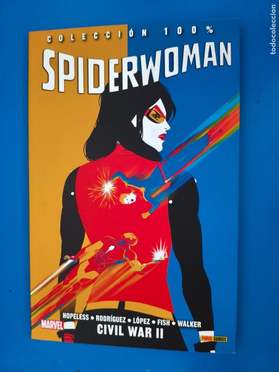 C&oacute;mics: 100% Marvel Spiderwoman Tomo 4 Civil War II - Hopeless Javier Rodr&iacute;guez Lopez Fish Panini