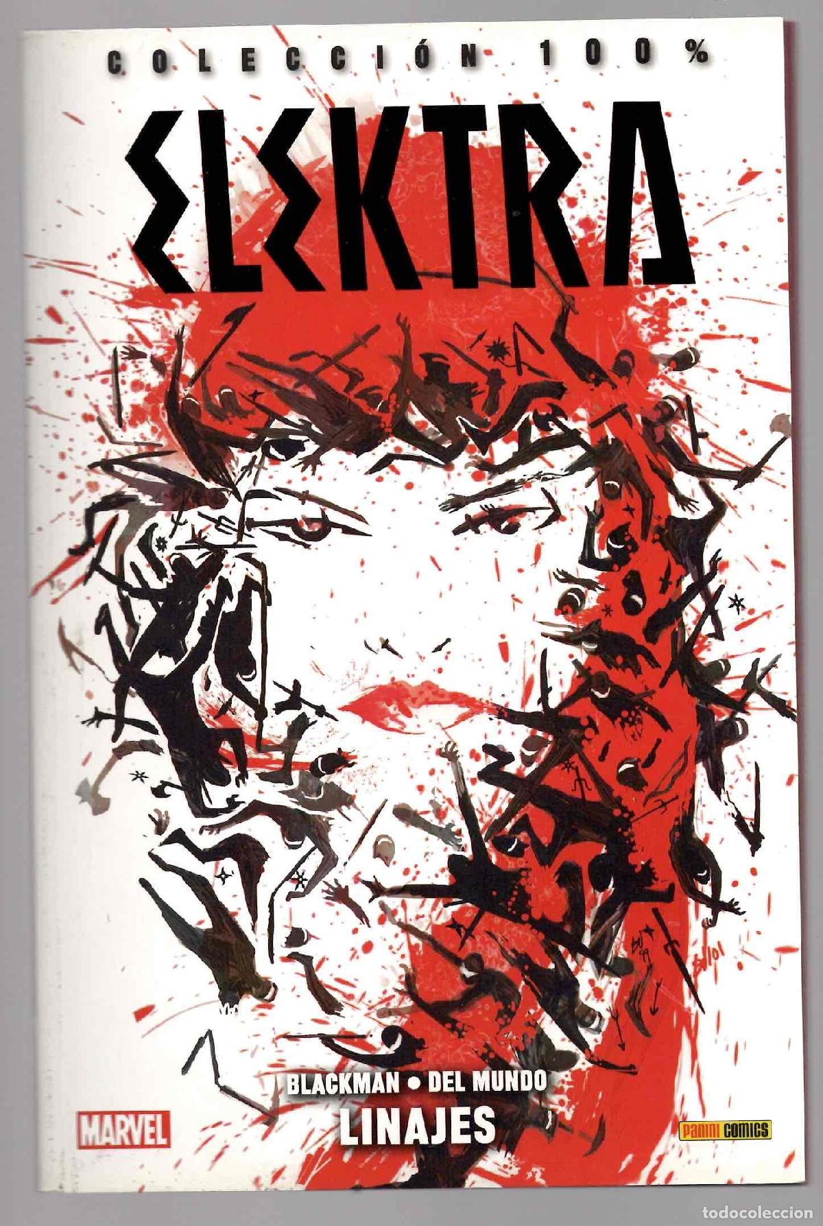 C&oacute;mics: ELEKTRA LINAJES. COLECCION 100%. BLACKMAN - DEL MUNDO. PANINI 2015