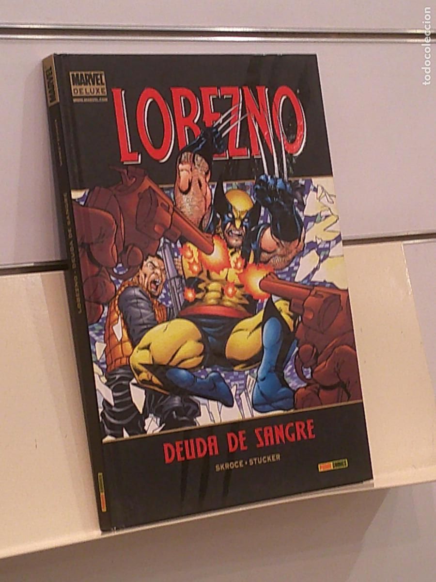 C&oacute;mics: MARVEL DELUXE LOBEZNO DEUDA DE SANGRE TOMO TAPA DURA - PANINI OFERTA