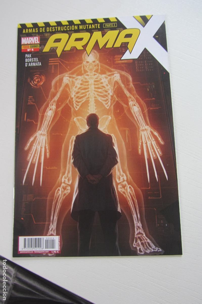 C&oacute;mics: ARMA-X N&ordm; 4 ARMAS DE DESTRUCCI&Oacute;N MUTANTE MARVEL PANINI BUEN ESTADO ARX54