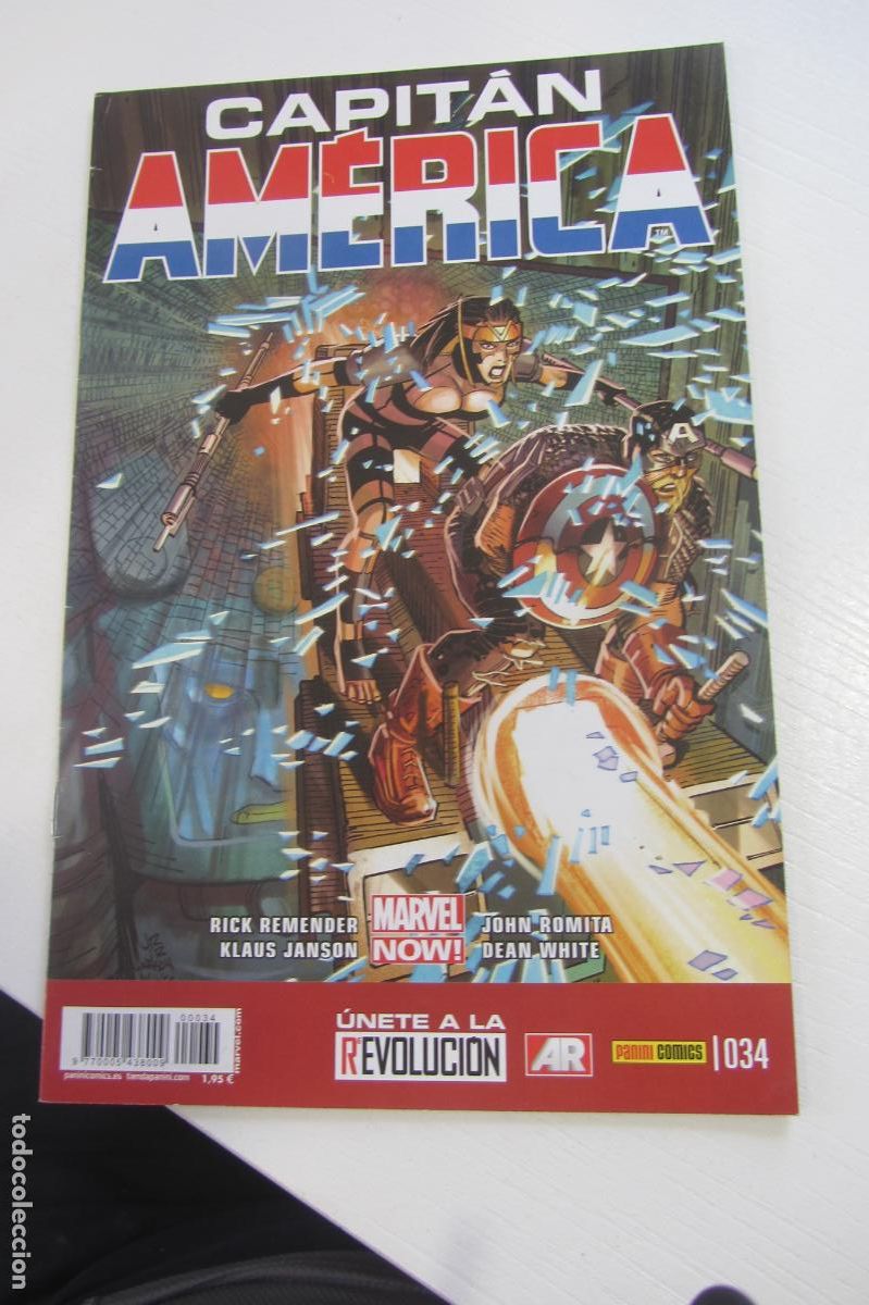 C&oacute;mics: CAPIT&Aacute;N AM&Eacute;RICA V8 N&ordm; 34 (2014) PANINI ARX253