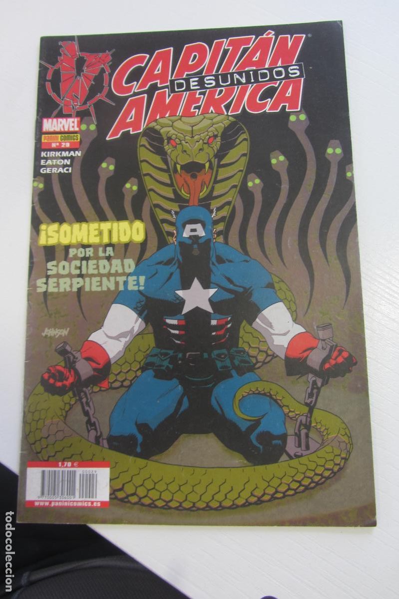 C&oacute;mics: CAPIT&Aacute;N AM&Eacute;RICA vol. 5 - n&ordm; 29 Panini, 2005 arx58