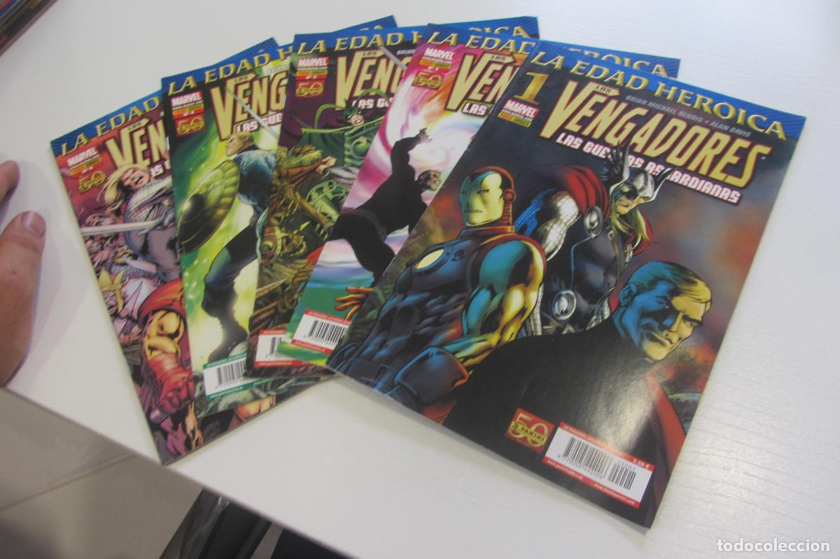 C&oacute;mics: LOS VENGADORES: LAS GUERRAS ASGARDIANAS N&ordm; 1 AL 5 SERIE COMPLETA. PANINI BUEN ESTADO PANINI arx61